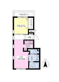 アルクス三田イースト 302 間取り図