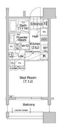 コンフォリア笹塚 1103 間取り図