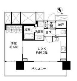 ザ・タワーレジデンス大塚 11階 間取り図