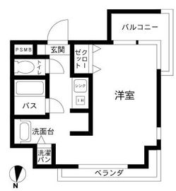 コリーヌ代官山 5階 間取り図