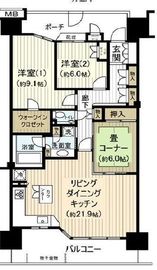 ニュートンプレイス 6階 間取り図