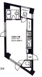 トゥールブランシュ麻布 8階 間取り図