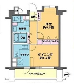 カスタリア目白 702 間取り図