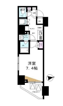 ジェノヴィア新宿御苑グリーンヴェール 10階 間取り図