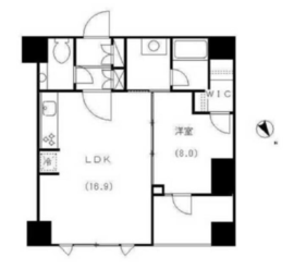 南青山テラス常盤松フォレスト 7階 間取り図