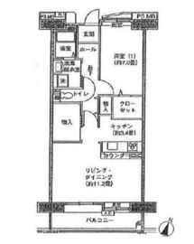 アクティ目黒駅前 1号棟 515 間取り図