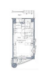 ビヴァーチェ赤坂 6階 間取り図