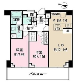 ザ・パークハウス六番町 3階 間取り図