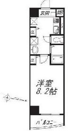 リュクス高輪台 502 間取り図