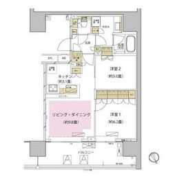 ザ・パークハウス渋谷美竹 5階 間取り図