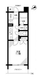 セレビア新宿御苑前 9階 間取り図