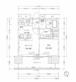 ザ・パークハウス渋谷美竹 2階 間取り図