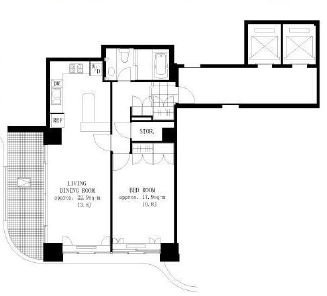 御殿山トラストコート 1022 間取り図