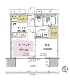 ザ・パークハウス渋谷美竹 4階 間取り図