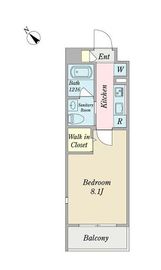 ラルーチェ麻布台 101 間取り図