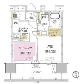 ザ・パークハウス渋谷美竹 2階 間取り図