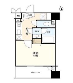 プライブ恵比寿 8階 間取り図