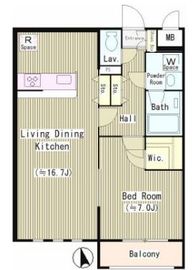 ルシエルエムズ 303 間取り図