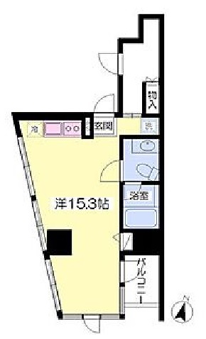 広尾ZERO 701 間取り図