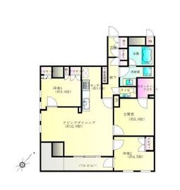 クレヴィアタワー池田山 23階 間取り図