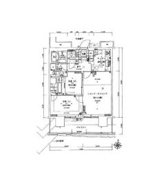 アーバンドックパークシティ豊洲タワー 24階 間取り図