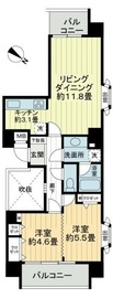 朝日サテライト二番町 7階 間取り図