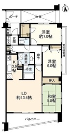 パークハウス代々木上原 3階 間取り図
