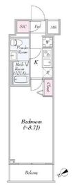 ログ永代橋 4階 間取り図