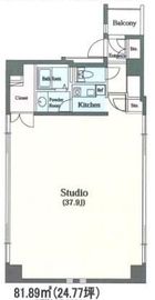 デュープレックス銀座タワー8/14 601 間取り図