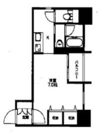 エスティメゾン恵比寿 601 間取り図