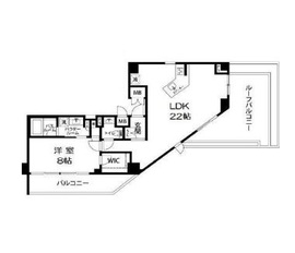 ミテッツァ代々木公園 7階 間取り図