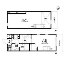 ヴェルデュール本郷弐番館 306 間取り図