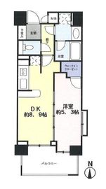 エスコート早稲田 4階 間取り図