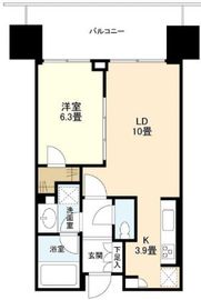 二子玉川ライズタワー 25階 間取り図