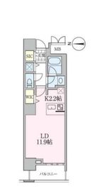 ロイヤルパークスタワー南千住 404 間取り図