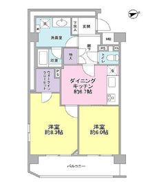 カルディア西馬込 201 間取り図