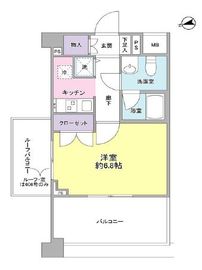 カルディア西馬込 606 間取り図