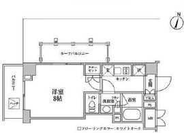 レジディア神楽坂2 502 間取り図