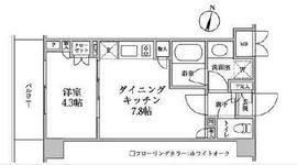 レジディア神楽坂2 305 間取り図