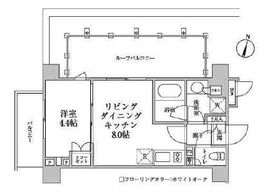 レジディア神楽坂2 403 間取り図