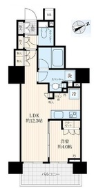 ウェリス六本木 9階 間取り図