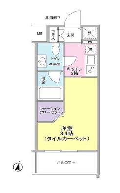 アーバンファースト神楽坂 10階 間取り図