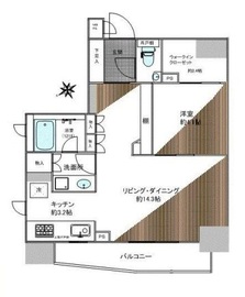 クオス銀座エスト・プルミエ 10階 間取り図