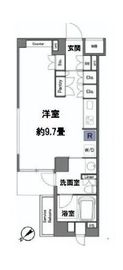 フィーノ渋谷 2階 間取り図