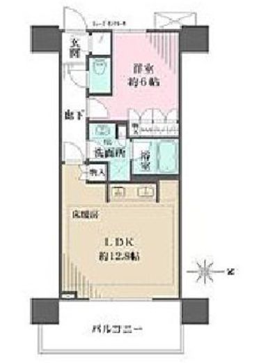 浅草タワー 5階 間取り図