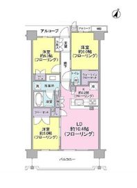 ドレッセ西馬込 4階 間取り図