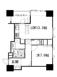 プレシス半蔵門 602 間取り図