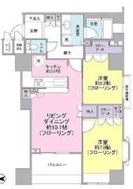 東陽町セントラルタワー 5階 間取り図