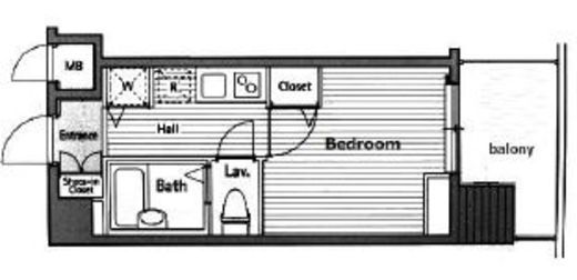 グランド・ガーラ西麻布 8階 間取り図