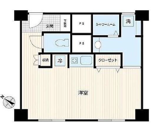 赤坂レジデンシャルホテル 7階 間取り図